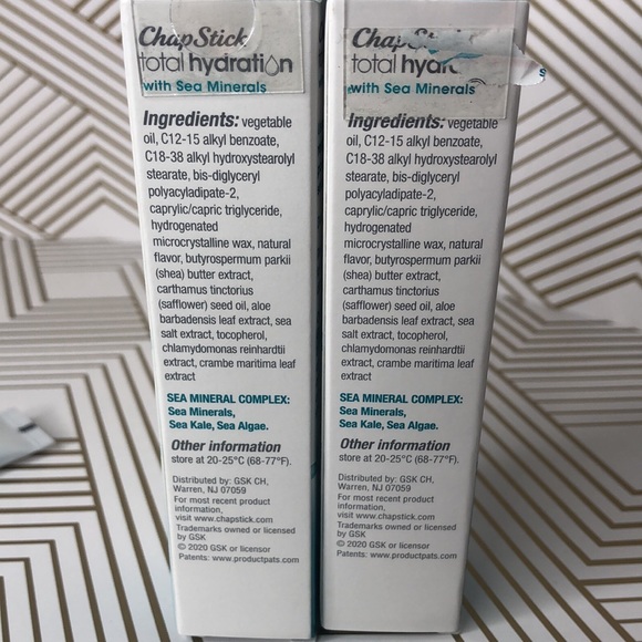 ChapStick Lip Treatment Total Hydration With Sea Minerals Overnight Renewal Balm - Picture 10 of 11